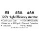 #5 MinoSaver Aerator, 120-volt